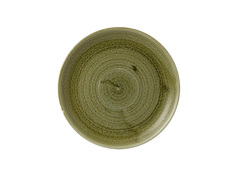 Stonecast Plume Olive Evolve Coupe Plate 10.25´ Box 12´