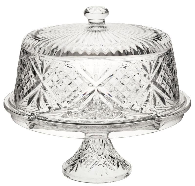 Vintage Cake Dome & Stand 12´ (30cm)´