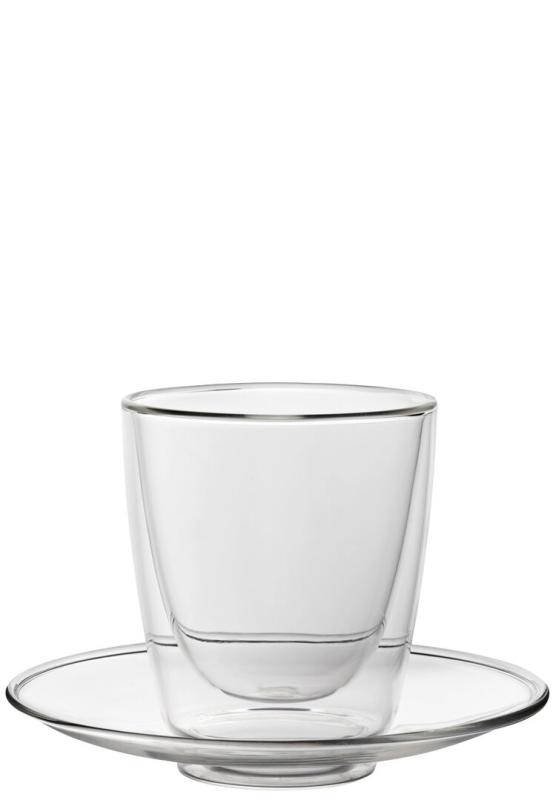 Double - Walled Cappuccino Cup and Saucer 7.75oz