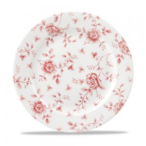 Rose Chintz Cranberry  Plate 10.875´ Box 6´