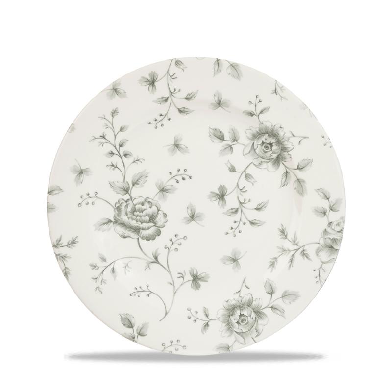 Rose Chintz Grey Profile Plate 8 1/4´ Box 6´