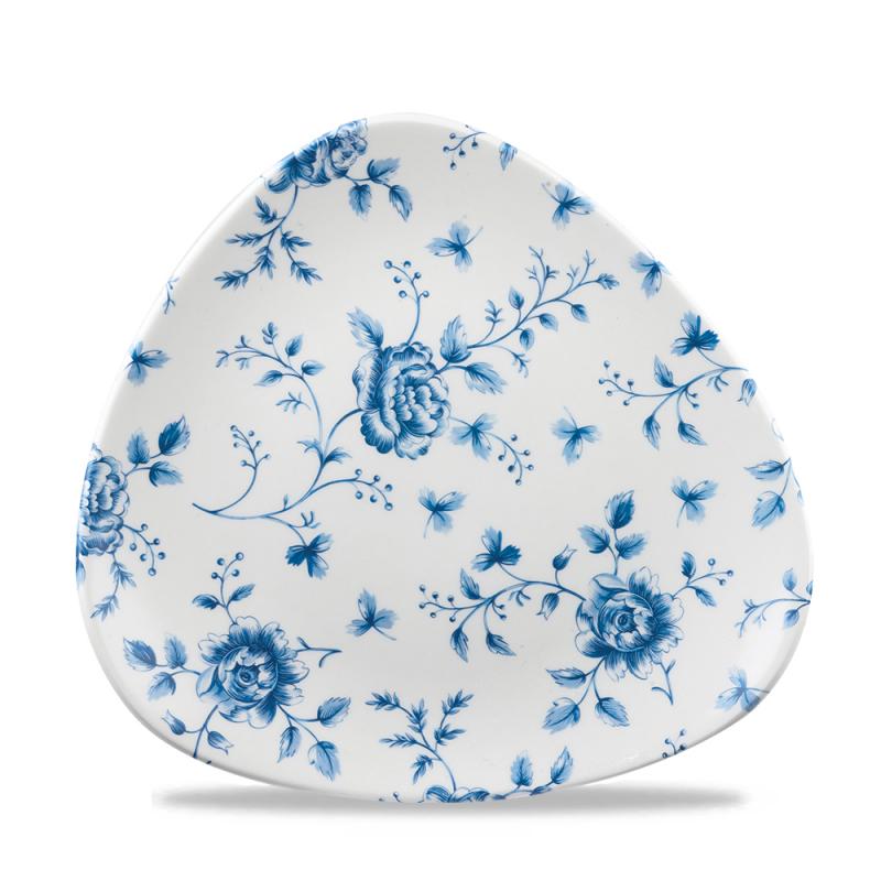 Rose Chintz Prague Lotus Triangle Plate 9´ Box 12´