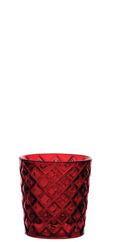 Criss Cross Red Nightlight Holder
