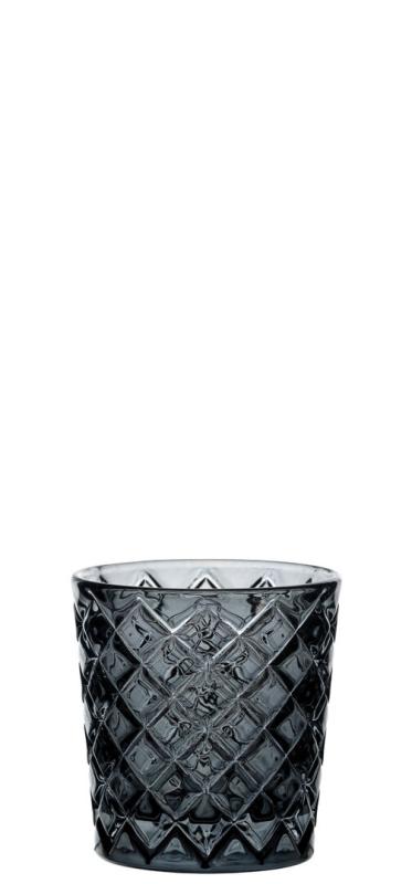 Criss Cross Grey Nightlight Holder