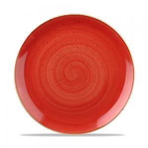 Stonecast Berry Red Evolve Coupe Plate 10.25´ Box 12´