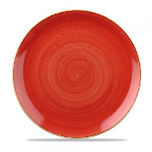 Stonecast Berry Red Evolve Coupe Plate 11.25´ Box 12´