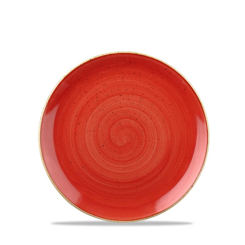 Stonecast Berry Red Evolve Coupe Plate 6.5´ Box 12´