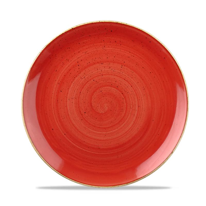 Stonecast Berry Red Evolve Coupe Plate 8.67´ Box 12´