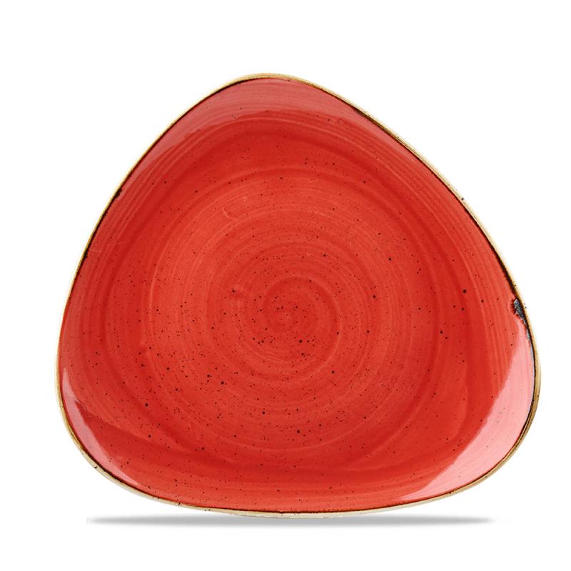 Stonecast Berry Red Lotus Plate 9´ Box 12´