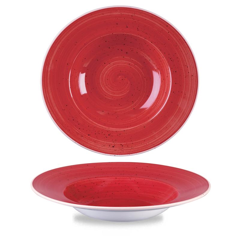 Stonecast Berry Red Profile Wide Rim Bowl Large 10.90´ Box 12´