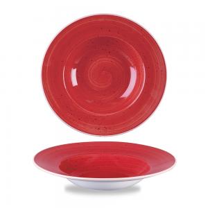 Stonecast Berry Red Profile Wide Rim Bowl Med 9.4´ Box 12´