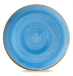 Stonecast Cornflower Blue Round Evolve Plate  Box 6