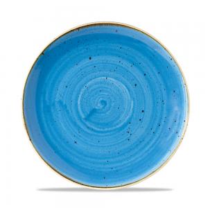 Stonecast Cornflower Blue  Coupe Plate 21.7Cm Box 12