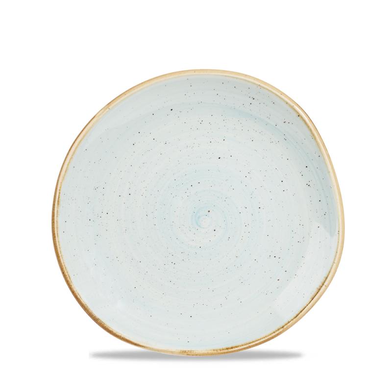 Stonecast Duck Egg Round Trace Plate 7 1/4´ Box 12´