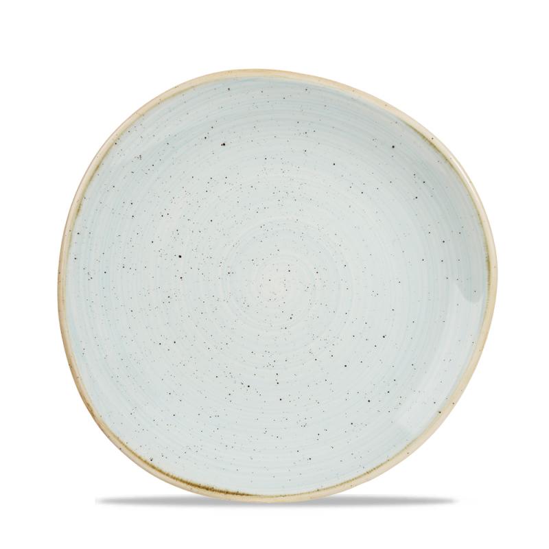 Stonecast Duck Egg Round Trace Plate 21Cm Box 12