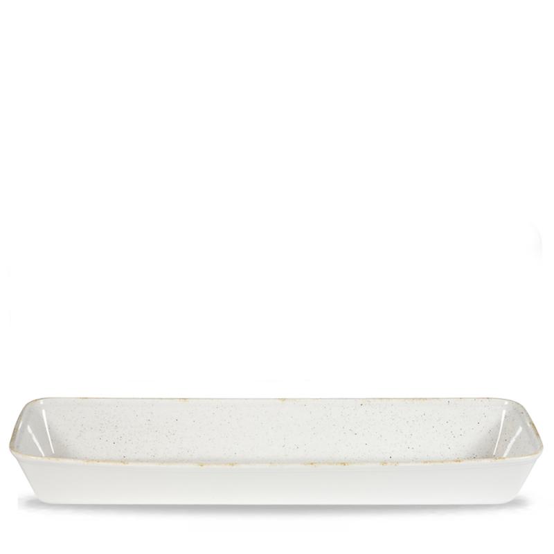 Stonecast Hints Barley White  Rectangle Baking Tray 21X6.5X2.5 Box 2
