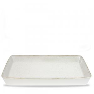 Stonecast Hints Barley White  Rectangle Baking Tray 21X13X2.5´ Box 2´