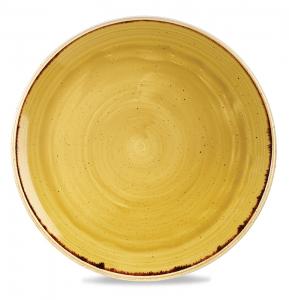 Stonecast Mustard Coupe Evolve Plate 12 3/4´ Box 6´