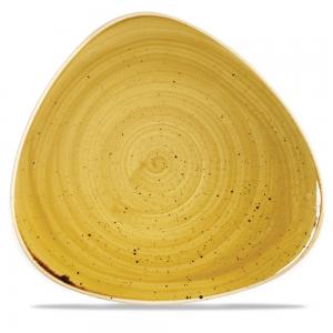 Stonecast Mustard Lotus Plate 31.1Cm Box 6