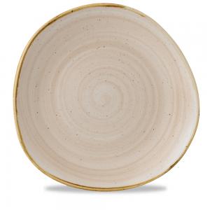 Stonecast Nutmeg Cream Round Trace Plate 28.6Cm Box 12