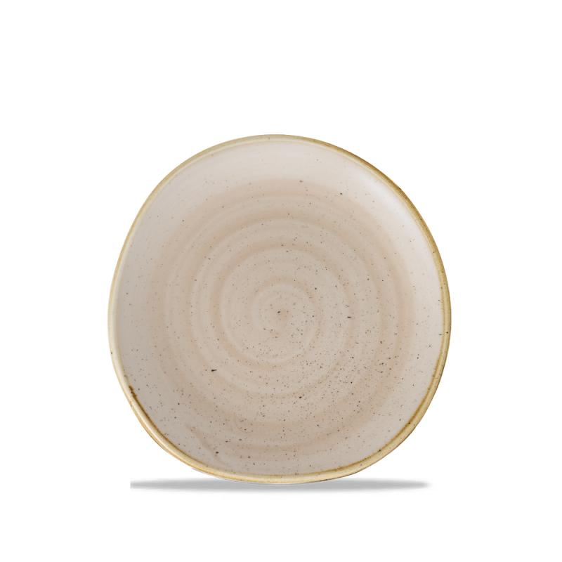 Stonecast Nutmeg Cream Round Trace Plate 7 1/4´ Box 12´