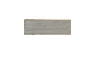 Stonecast Grey Oblong Plate 33X11Cm Box 6