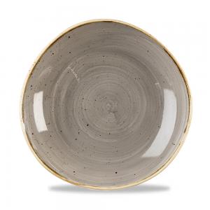 Stonecast Grey Organic Trace Bowl 25.3Cm Box 12