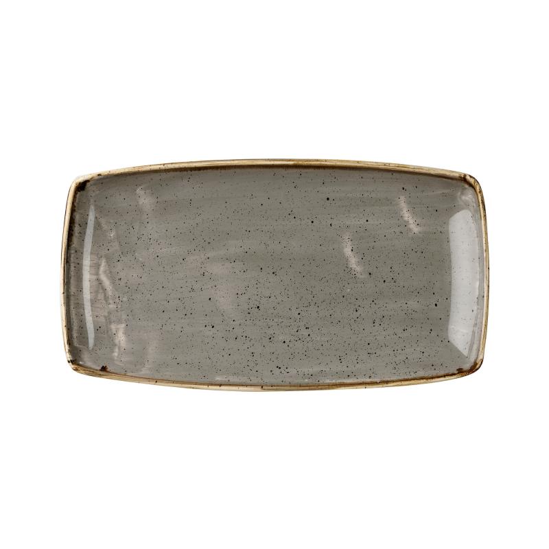 Stonecast Grey Oblong Plate