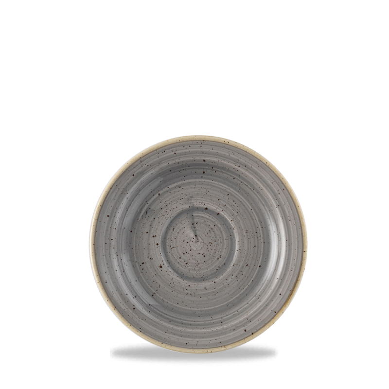 Stonecast Grey Profile Saucer 5 7/8´ Box 12´