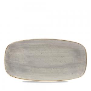 Stonecast Grey  Chefs Oblong Plate 10.6´X5´´ Box 12´