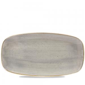 Stonecast Grey  Chefs Oblong Plate 13 7/8X7 3/8´ Box 6´