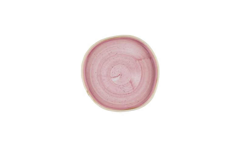 Stonecast Petal Pink Organic Walled Plate 8 1/4´ Box 6´