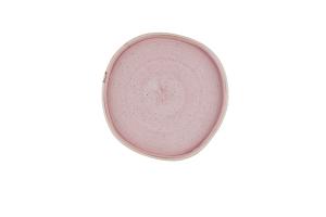 Stonecast Petal Pink Organic Walled Plate 10 1/2´ Box 6´