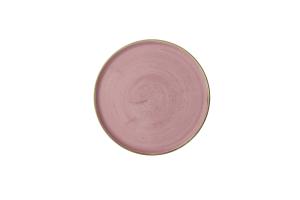 STONECAST PETAL PINK  WALLED PLATE 10 2/8´ BOX 6´