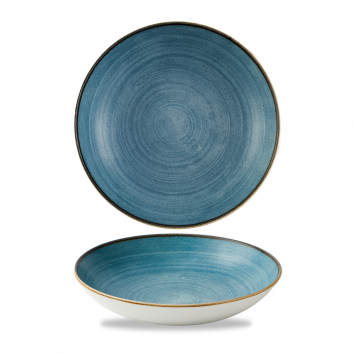 Stonecast Raw Teal  Coupe Bowl 7.25´ Box 12´