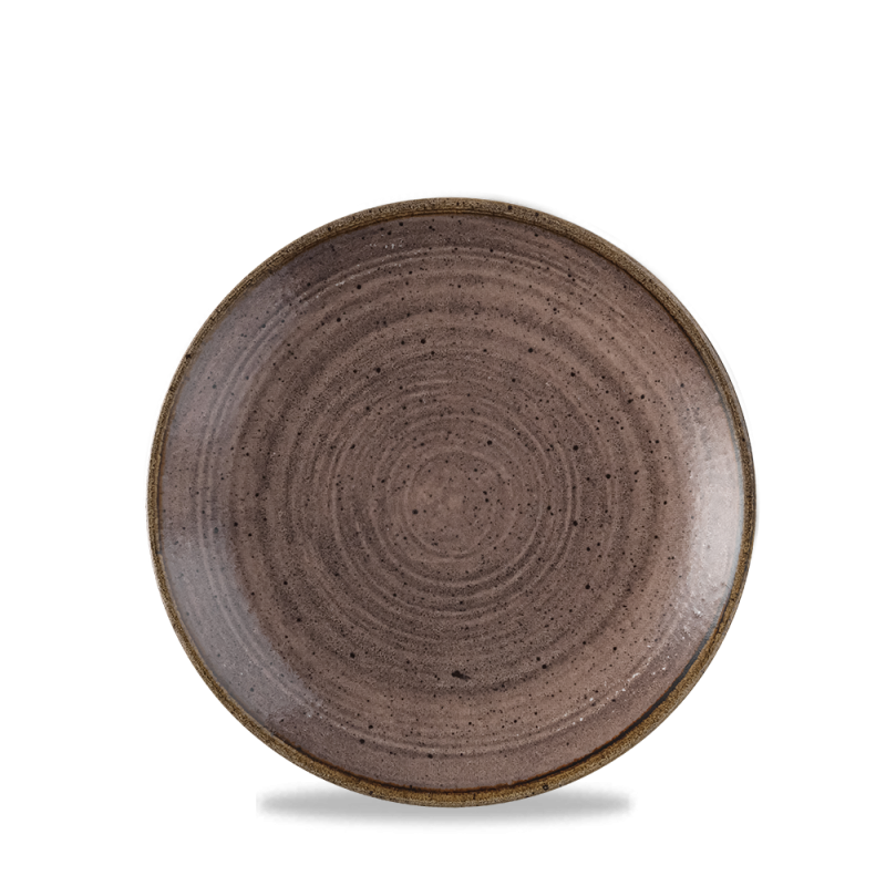 Stonecast Raw Brown Evolve Coupe Plate 6.5´ Box 12´