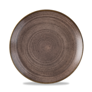 Stonecast Raw Brown Evolve Coupe Plate 8.67´ Box 12´