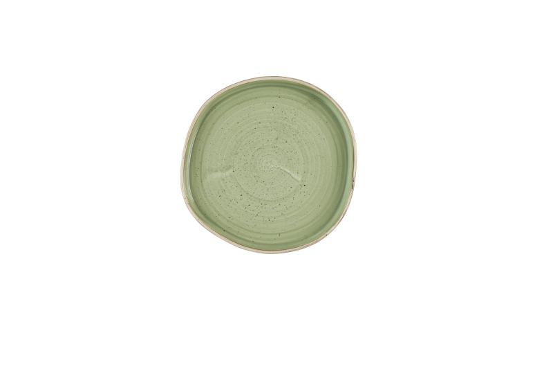 Stonecast Sage Green Organic Walled Plate 8 1/4´ Box 6´