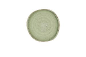 Stonecast Sage Green Organic Walled Plate 10 1/2´ Box 6´