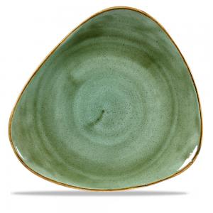 Stonecast Samphire Green Lotus Plate 12´ Box 6´
