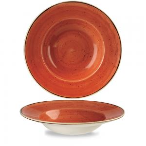 Stonecast Spiced Orange Profile Wide Rim Bowl Large 27.69Cm Box 12
