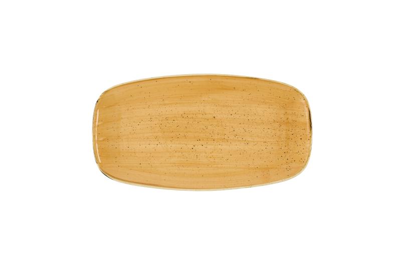 Stonecast Tangerine  Chefs Oblong Plate 13 7/8X7 3/8´ Box 6´