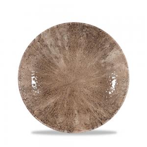 Stone Zircon Brown Evolve Coupe Plate 8.67´ Box 12´