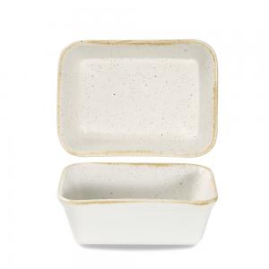 Stonecast Barley White  Rect Lasagne Dish 6 3/8 X 4 3/4 X 2´ Box 12´