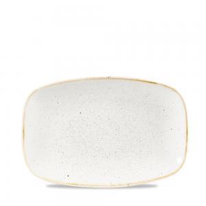 Stonecast Barley White  Chefs Oblong Plate 9.35´X6.2´´ Box 12´