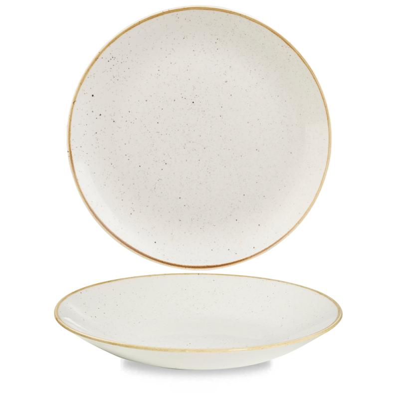 Stonecast Barley White  Deep Coupe Plate 11´ Box 12´