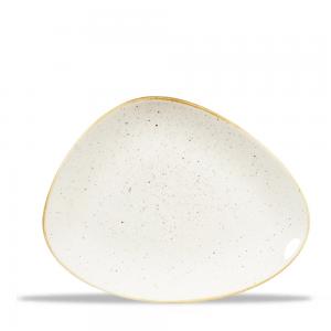 Stonecast Barley White Triangle Chefs Plate 10 3/8´X8´´ Box 12´
