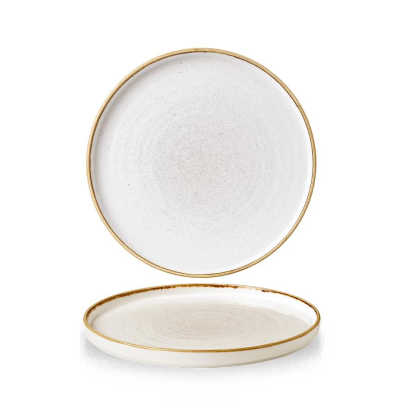 Stonecast Barley White  Walled Plate 8.67 Box 6