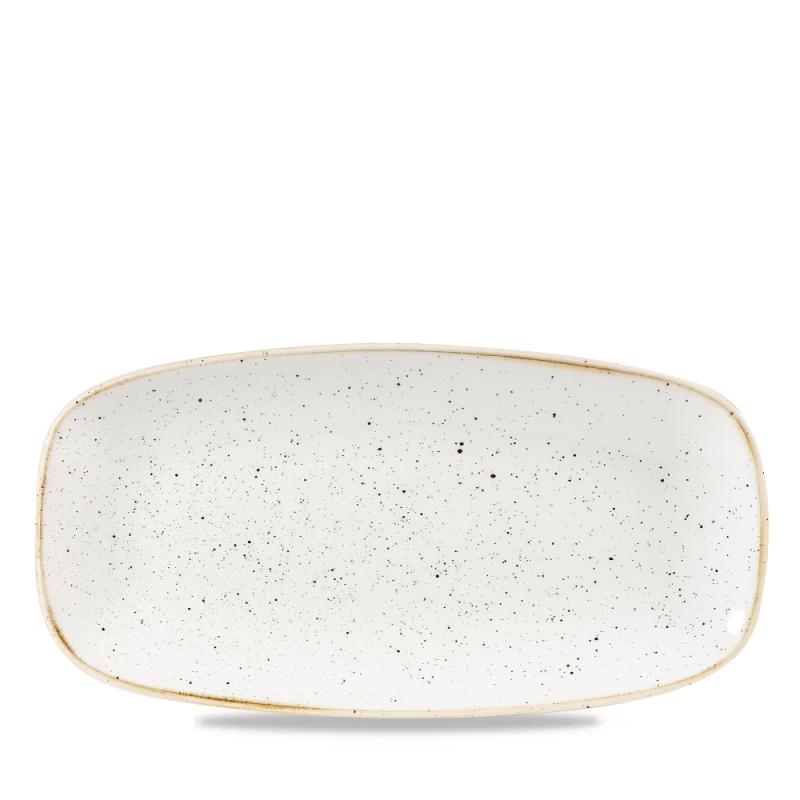 Stonecast Barley White  Chefs Oblong Plate 10.6´X5´´ Box 12´