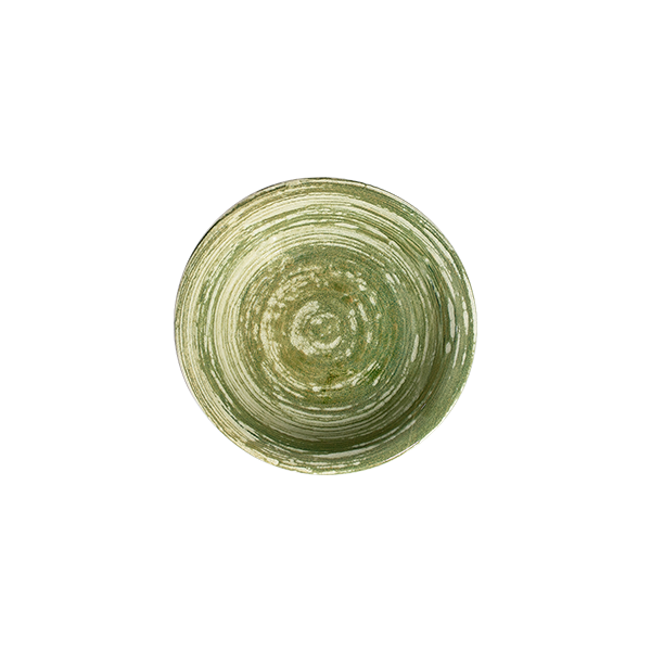 Swirl Green Tuval Bowl 17 cm 500 cc